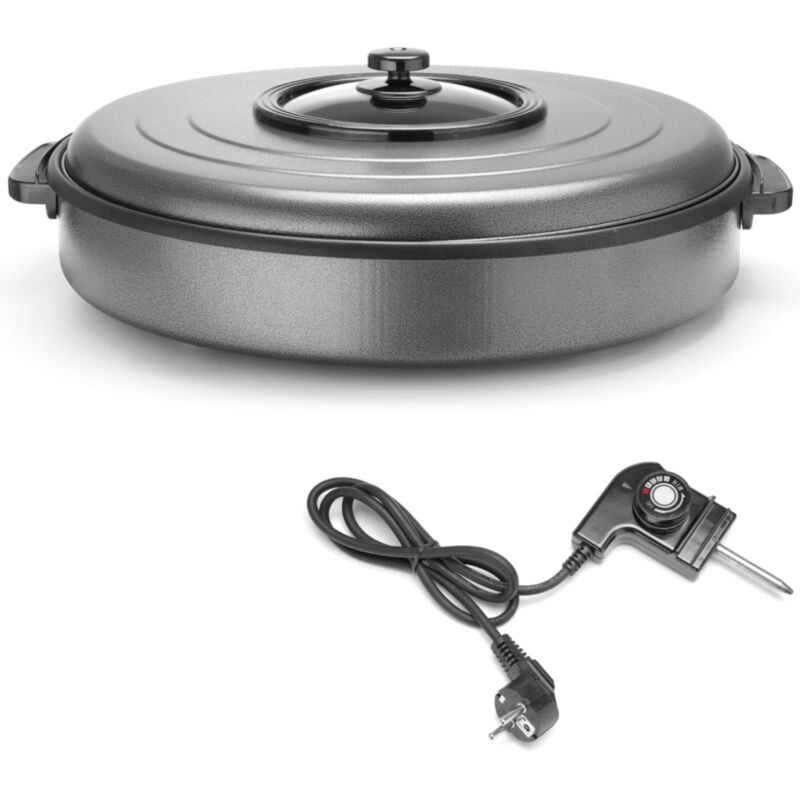 Hendi - Poêle électrique pour frire et cuire au four 55cm 1600W 239605