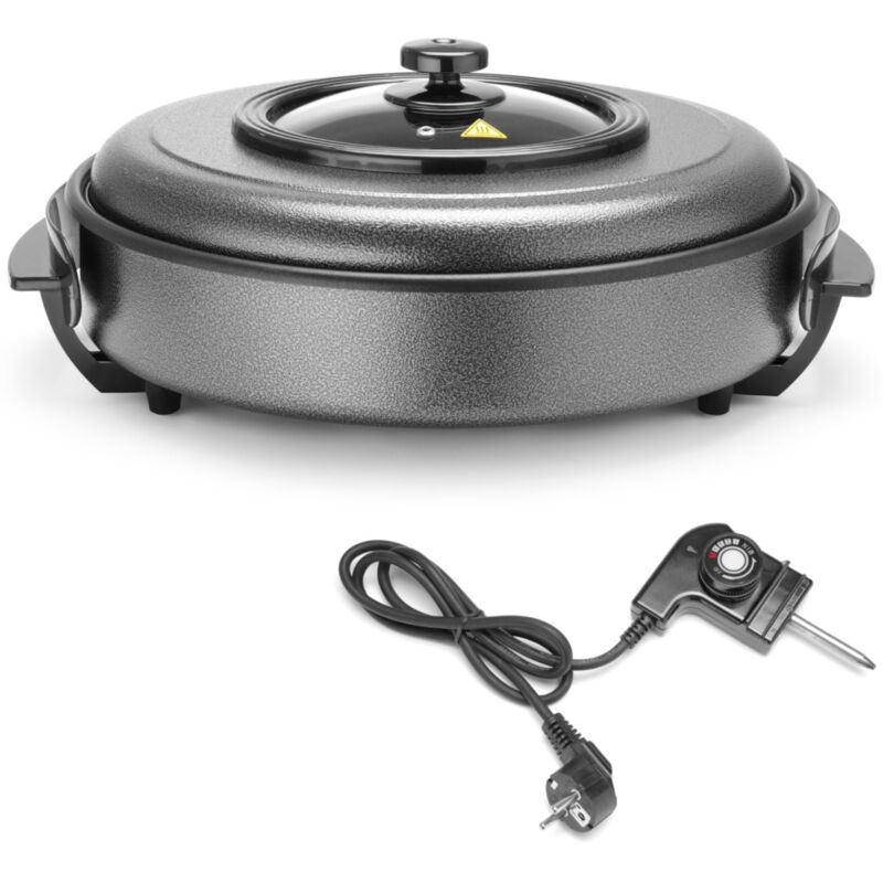 Hendi - Poêle électrique pour frire et cuire au four 40cm 1400W 239506