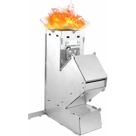 Po��le Outbacker,po��le �� Bois Portatif,Rocket Stove Interieur, Inoxydable Portable Po��le pour Le Chauffage De Survie en Plein Air Etc.