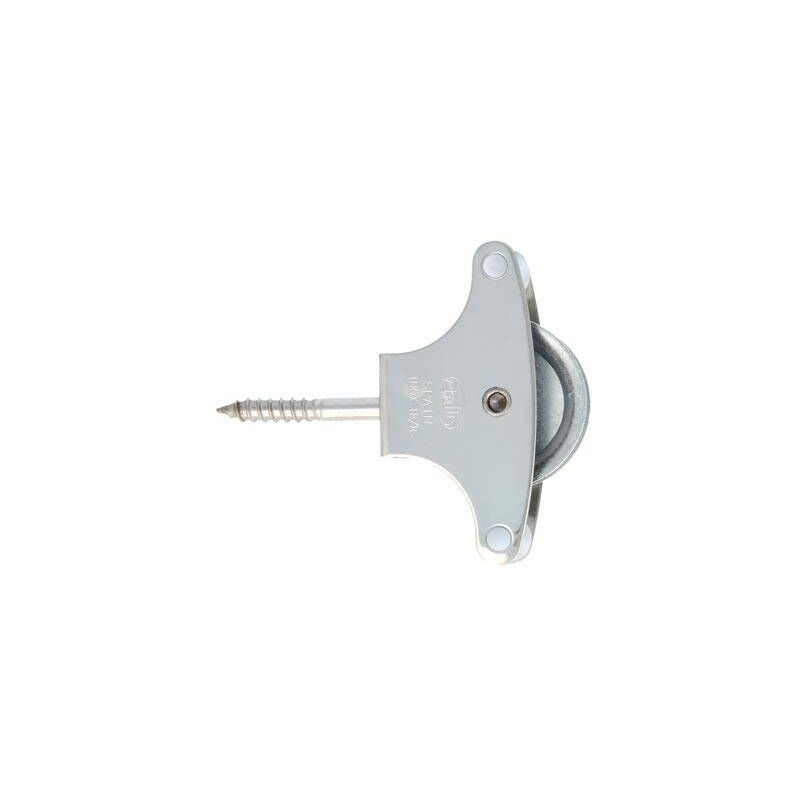 

Polea Tendedero con Tirafondo Inox Modelo 21 Roldana Ø 39mm Metálica - Amig