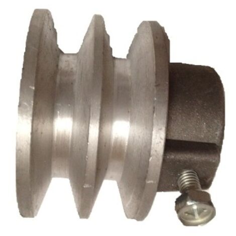 POLEA DE ACERO 20 mm CANAL 12 mm EXT.64
