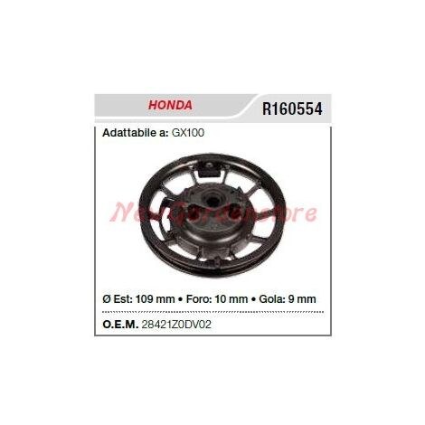 Polea de arranque HONDA para tractor cortacésped GX100 R160554