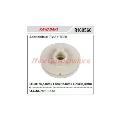 Polea de arranque KAWASAKI para cortasetos TG18 20 R160560