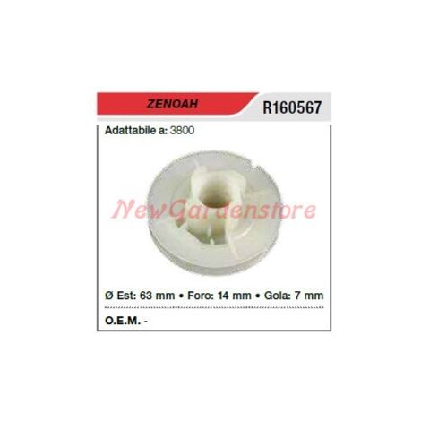 Polea de arranque ZENOAH motosierra 3800 R160567