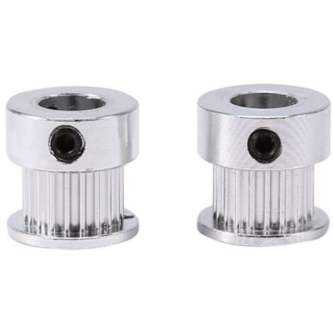 Polea de distribución GT2 de 20 dientes y 8 mm, de aleación de aluminio, para impresora 3D