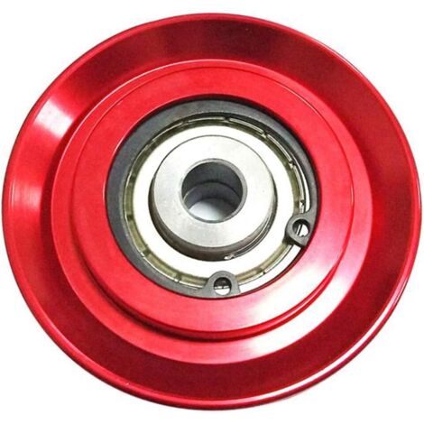 Polea de elevación universal de aluminio de 73 mm, resistente, para escalada, acampada y fitness.