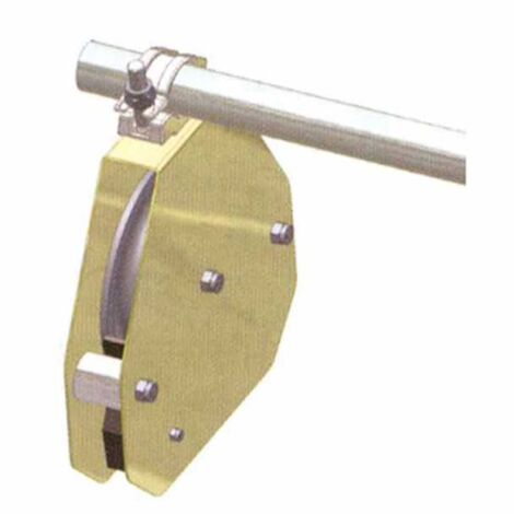 Polea de seguridad autobrillante de 300 mm, 50 kg