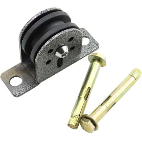 Polea elevadora giratoria simple para montaje en pared/techo - Capacidad de carga 300 kg - Polea de cable fijo - Cojinete silencioso - Polea elevadora - Rueda de fitness
