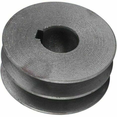 Polea metálica de doble ranura, para motocicleta, rueda de taller, rueda sincronizadora, diámetro exterior 72 mm, diámetro interior 24 mm, espesor 8 mm