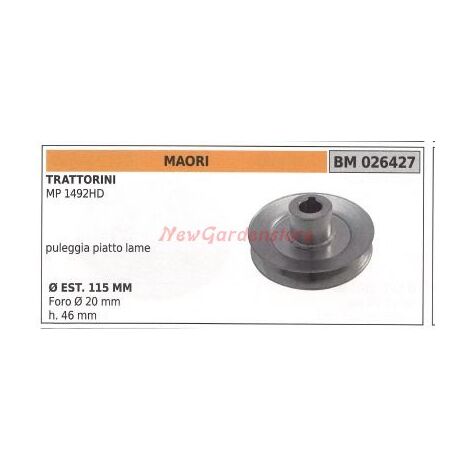 Polea para tractor cortacésped MP 1492HD MAORI 026427