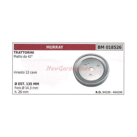 Polea para tractor de césped plano de 42' MURRAY 018526