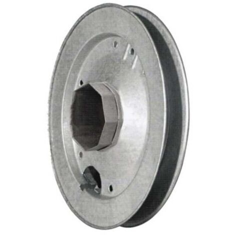 Polea Rueda de Metal Lisa mm 220