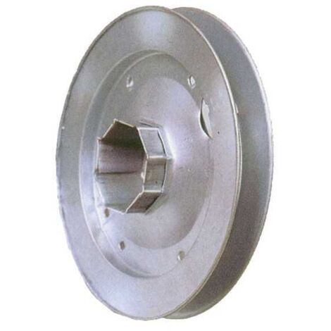 Polea Rueda de Metal Moldeada de 220 mm