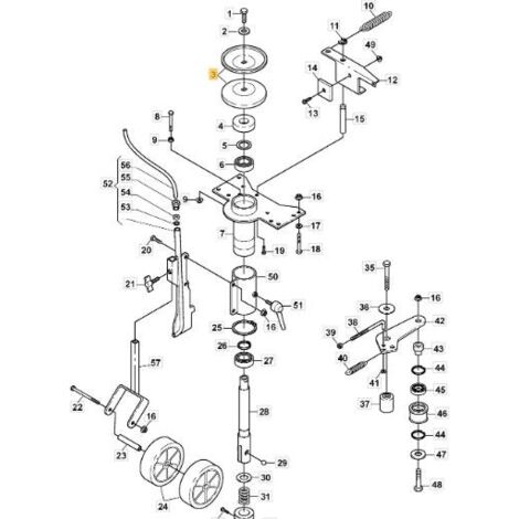POLEA SELLO ORIGINAL STIGA - 1126-8010-01