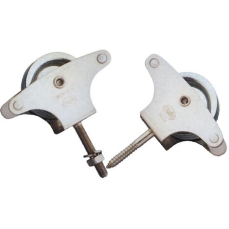 POLEA TENDEDOR INOX.TUERCA BL - 40 MM