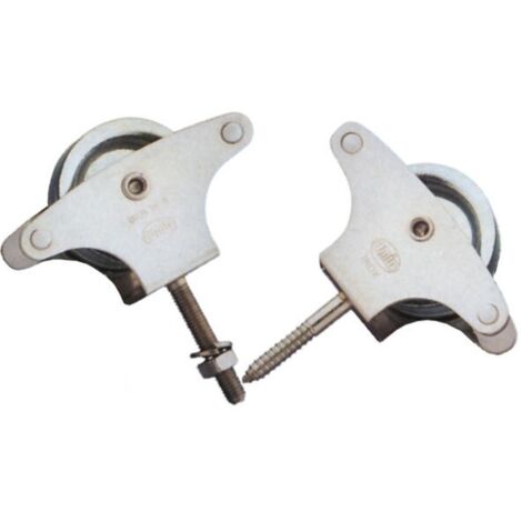 POLEA TENDEDOR INOX.TUERCA BL - 40 MM