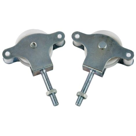 POLEA TENDEDOR PLASTICO TUERCA - 40 MM