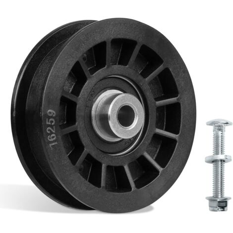 Polea tensora plana 194327 para cortacésped Craftsman - Polea tensora plana para tractor cortacésped HU Ariens Poulan Craftsman YT4000 YS4500 con plataforma de 42" y 54", reemplaza 532194327 280-6630
