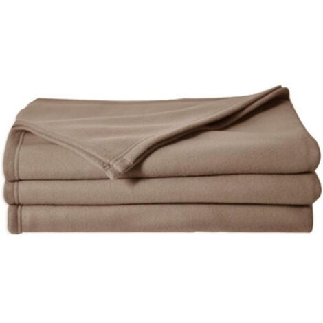 POLECO manta de felpa TAUPE 220