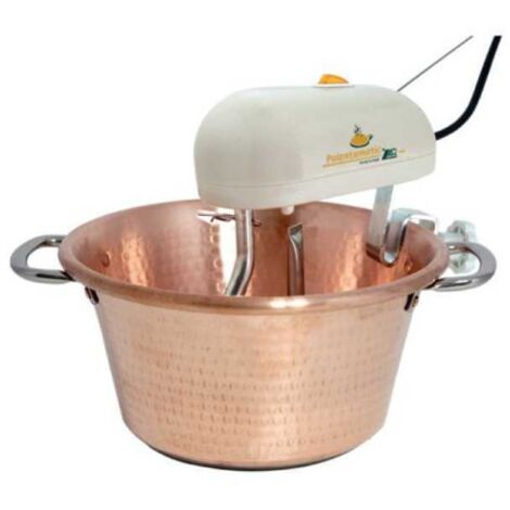 Polentina de cobre redonda para inducción de 4,5 cm de diámetro, 26 cm de largo