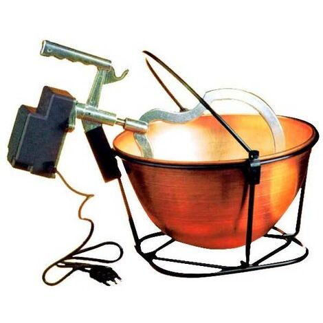 Polentina en cuivre rond lisse Fe L 12,0 cm 35 Ovbc