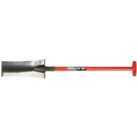 Polet Drainierspaten Fiber 5001 380 x 140 mm 850 mm mit T-Griff - 101384E
