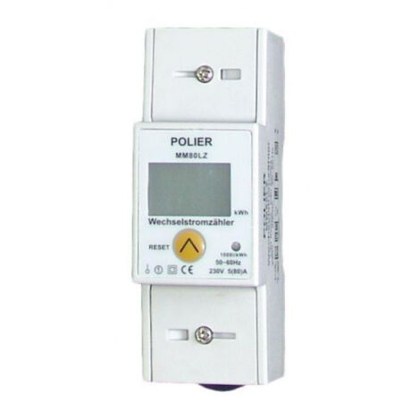 Polier Modèle compteur électrique modulaire 80A LCD