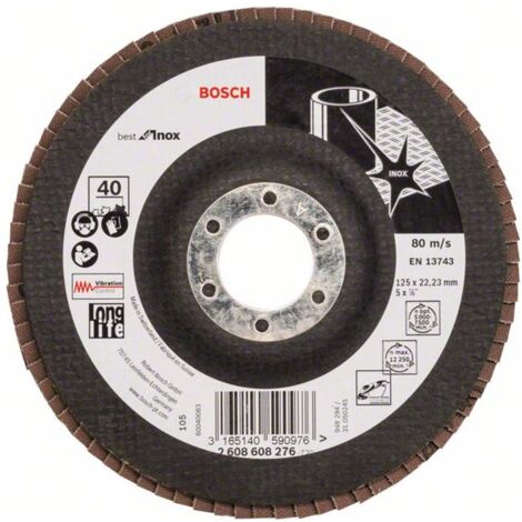 Polierpad X581 Best für Inox 125 mm 2223 mm 40  BOSCH 2608608276