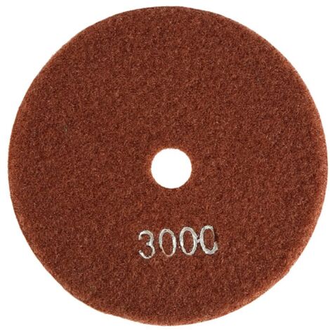 polierscheibe 5 + 5 Zoll 125mm Wet Diamond Polishing Pads Schleifscheiben für Granit Beton Marmor(3000)