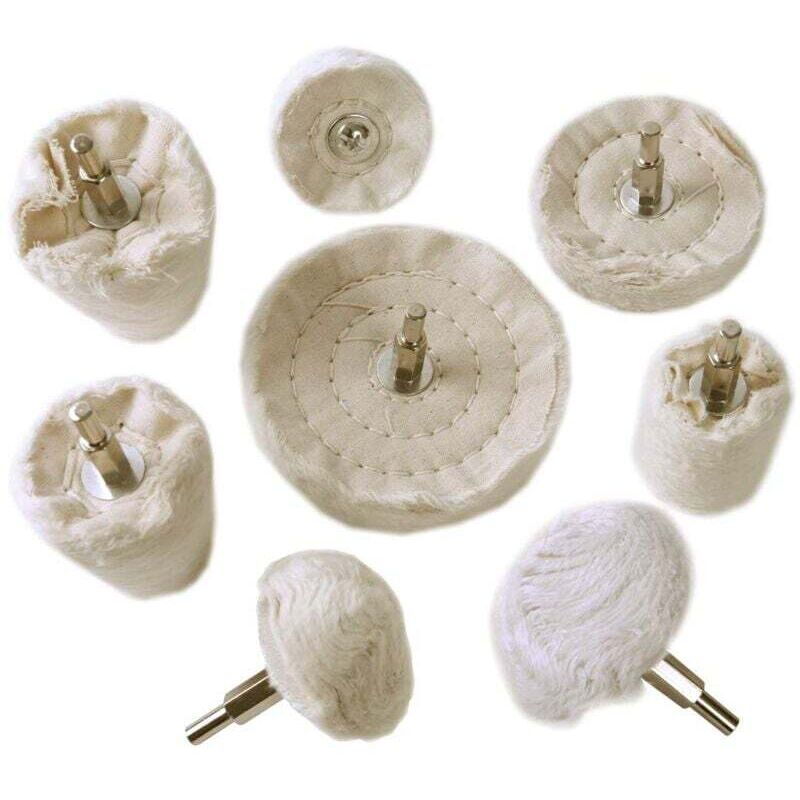 Image of Polierset für Aluminiumbohrer – Polierscheibe aus Metall, verchromter Edelstahl