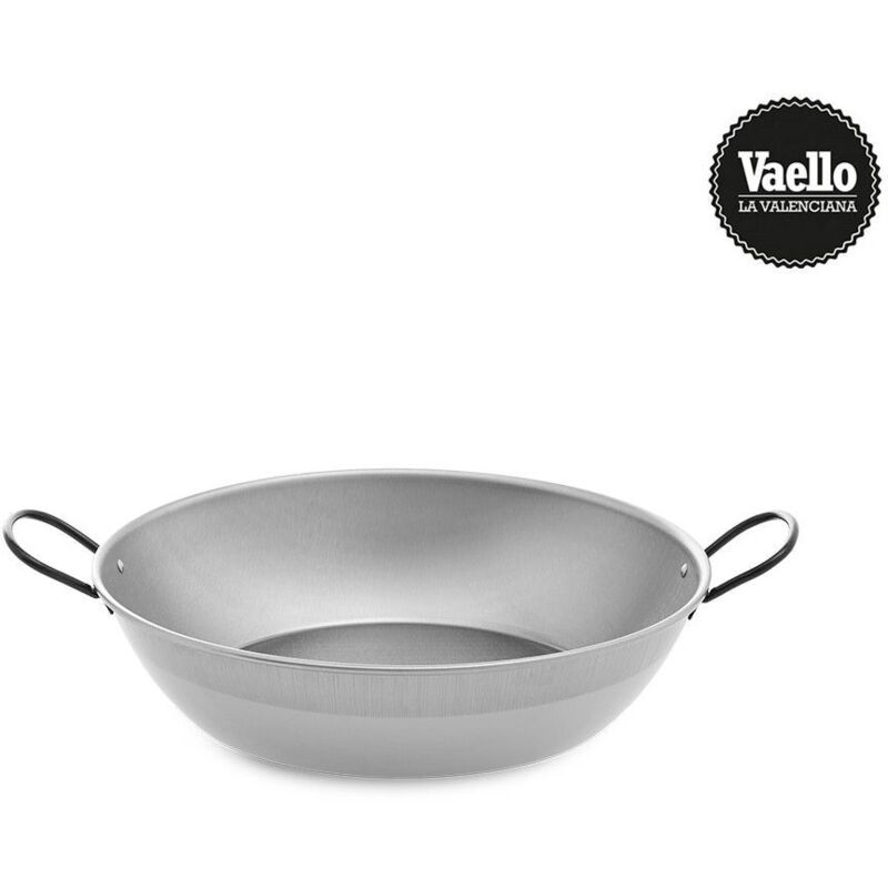 Tiefe Bratpfanne Polierte Griffe 30cm. Vaello