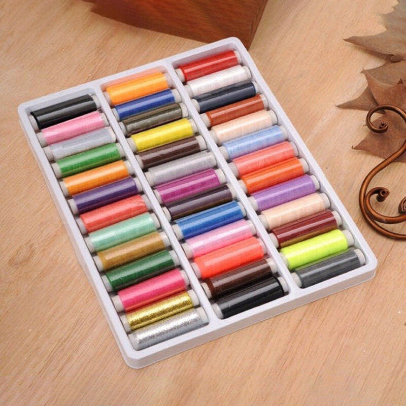 

Poliester hilo de coser 39 colores de coser del bordado Hijo Para Cono maquina de coser Hilos remiendo del arte