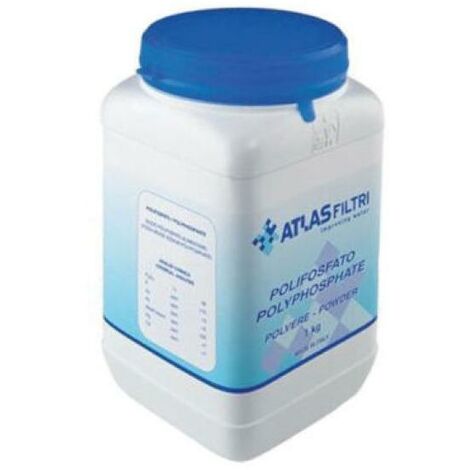 ATLAS FILTRI Polifosfato in polvere per ricarica dosatori 1kg atlas re8020002
