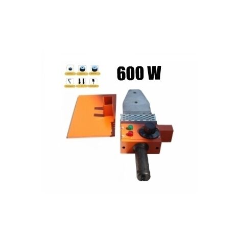 Polifusore/Saldatore per tubi in polipropilene 600W con 3 matrici e accessori - Mod. A