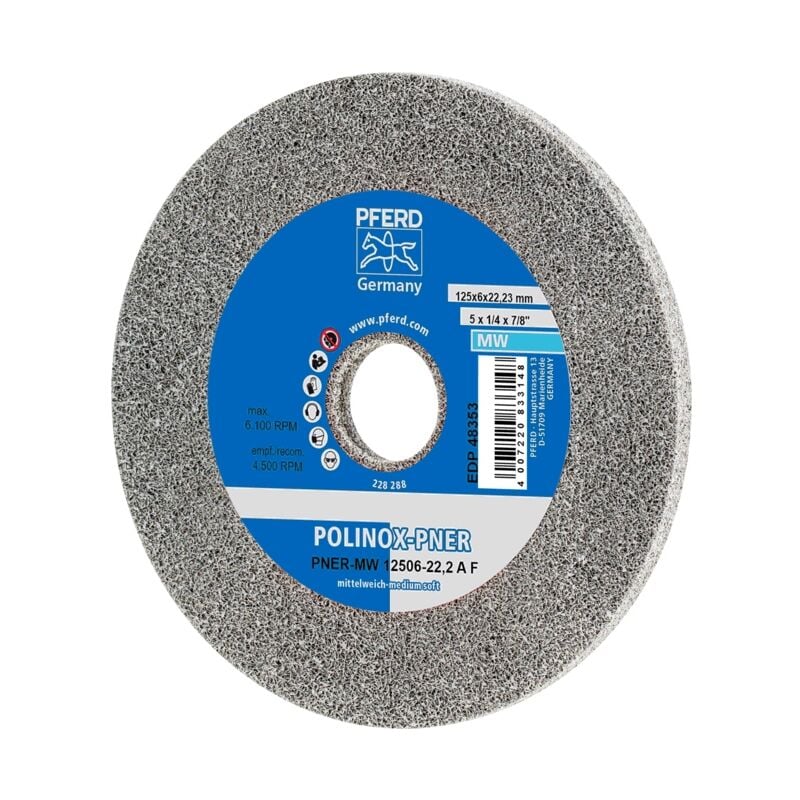Pferd - werkzeug 44691453 polinox®-kompaktschleifräder pner-mw 12506-22.2 a fein
