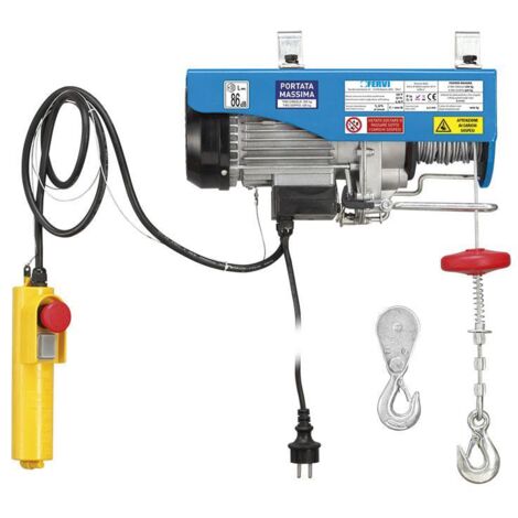 Polipasto eléctrico. Capacidad  200/400kg FERVI 0602