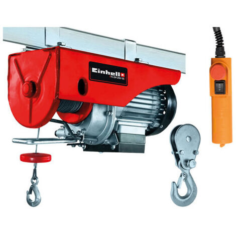 Polipasto eléctrico Einhell TC-EH 250-18 – 250 kg con polea, cable de 18 m – Einhell