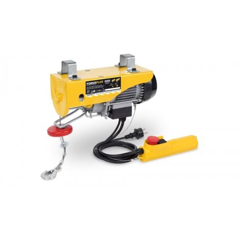 Polipasto powerplus powx900 500W capacidad 200kg altura 12m