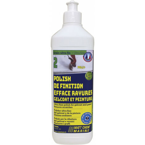 Polish de finition gelcoat et peinture - MATT CHEM - 500 ml