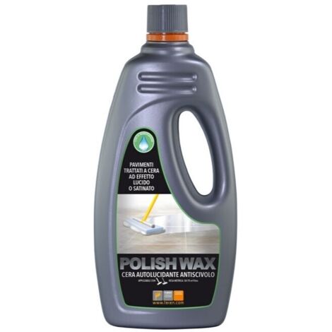 Polish wax cera lucidante per pavimenti autolucidante antiscivolo lt 1 faren