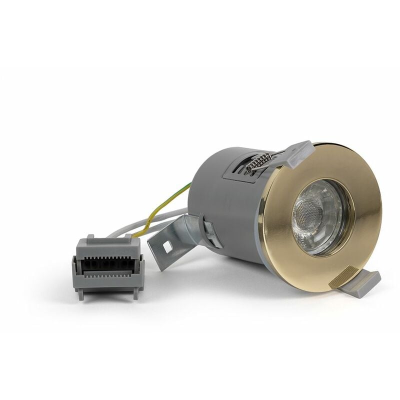 Se Home - Polished Brass GU10 Fire Rated Downlight - IP65