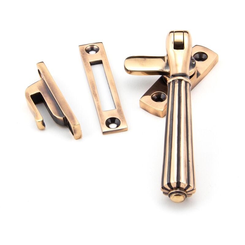 From The Anvil Polished Bronze Locking Hinton Fastener