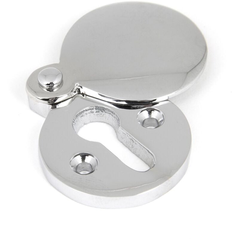 From The Anvil - Polished Chrome 30mm Round Escutcheon