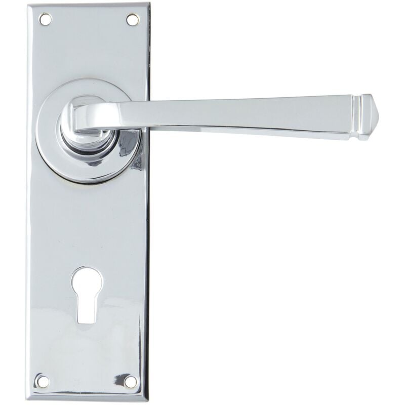 Polished Chrome Avon Lever Lock Set - From The Anvil