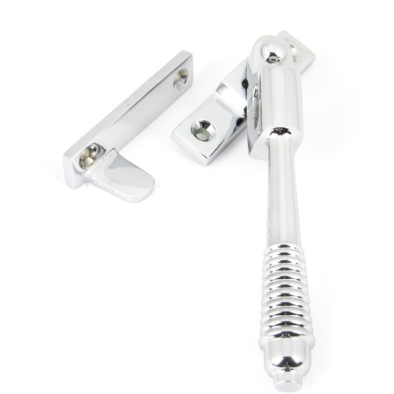 From The Anvil - Polished Chrome Night-Vent Locking Reeded Fastener