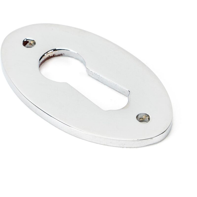 From The Anvil - Polished Chrome Oval Escutcheon