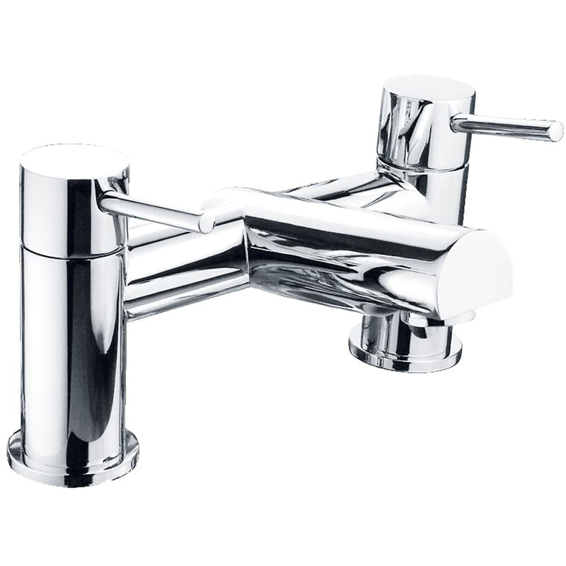 Polished Chrome Round Lever Bath Filler Tap