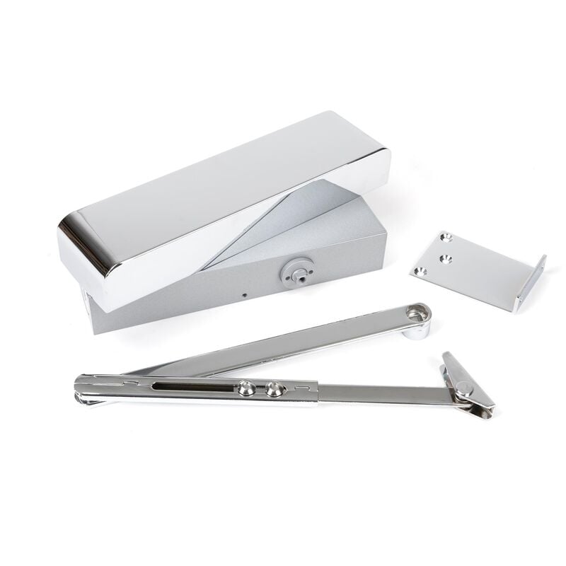From The Anvil - Polished Chrome Size 2-5 Door Closer & Cover