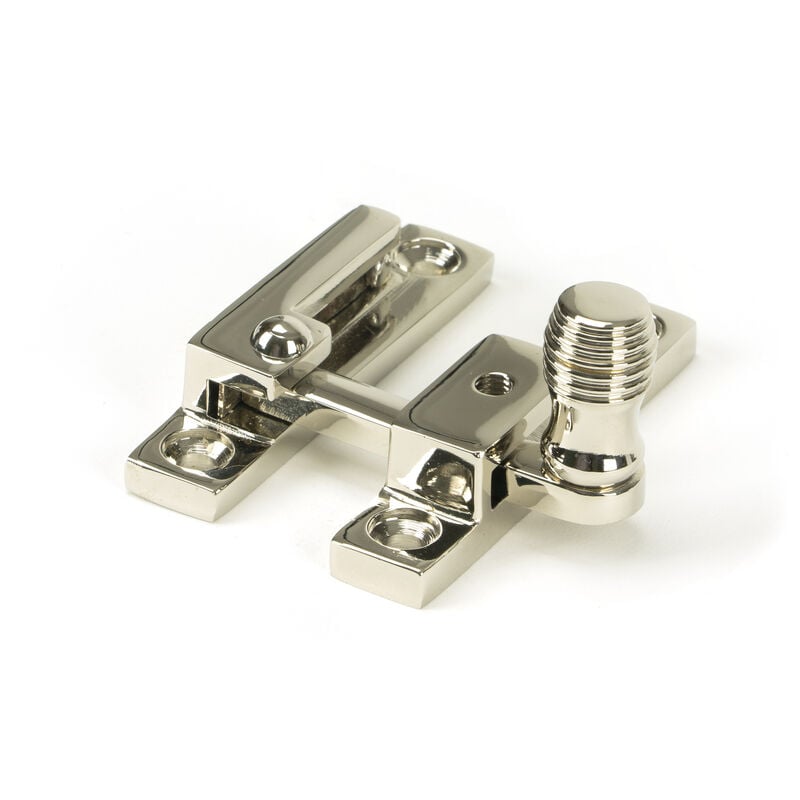 From The Anvil - Polished Nickel Beehive Quadrant Fastener - Narrow