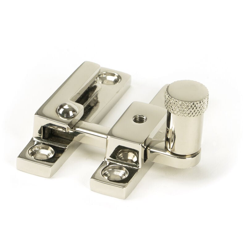 From The Anvil - Polished Nickel Brompton Quadrant Fastener - Narrow